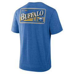 NHL Heather Royal Buffalo Sabres Fanatics Fan Lanes Tri-Blend T-Shirt