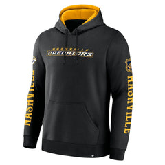 NHL Black Nashville Predators Fanatics Big City Legacy Fleece Pullover Hoodie