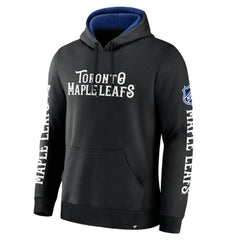 NHL Black Toronto Maple Leafs Fanatics Big City Legacy Fleece Pullover Hoodie