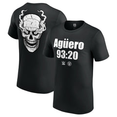 "Stone Cold" Steve Austin WWE x Manchester City Aguero 93:20 T-Shirt -  Black