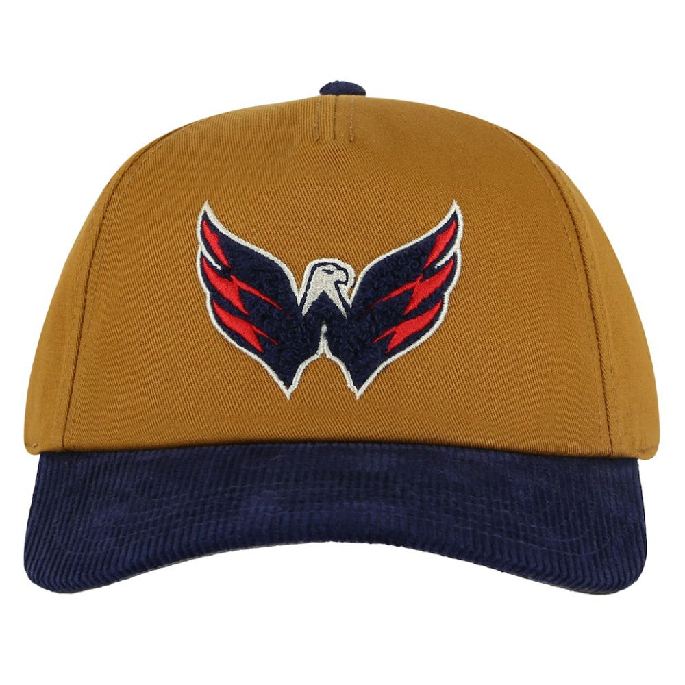 NHL Tan/Navy Washington Capitals American Needle Burnett Adjustable Hat
