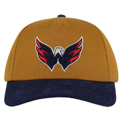 NHL Tan/Navy Washington Capitals American Needle Burnett Adjustable Hat