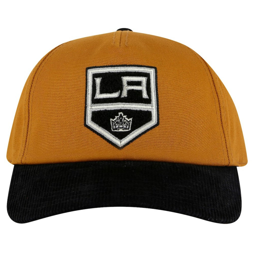 NHL Tan/Black Los Angeles Kings American Needle Burnett Adjustable Hat