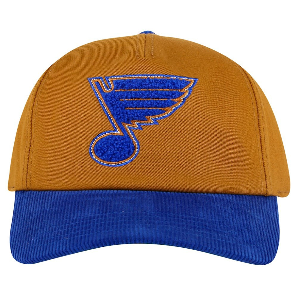 NHL Tan/Blue St. Louis Blues American Needle Burnett Adjustable Hat