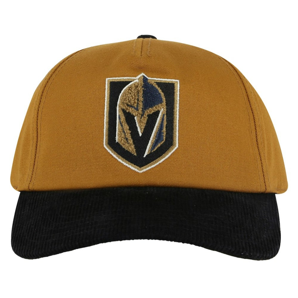 NHL Tan/Black Vegas Golden Knights American Needle Burnett Adjustable Hat