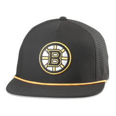 NHL Black Boston Bruins American Needle Buxton Pro Tech Adjustable Hat