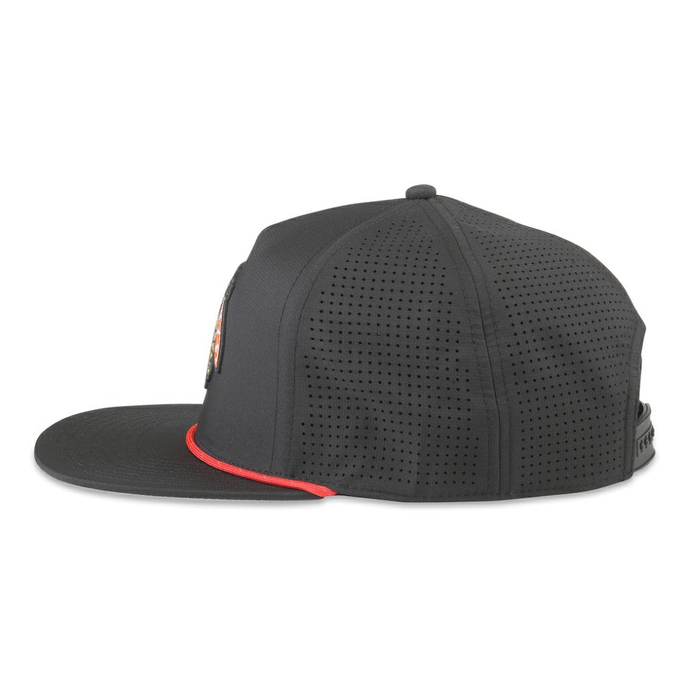 NHL Black Chicago Blackhawks American Needle Buxton Pro Tech Adjustable Hat