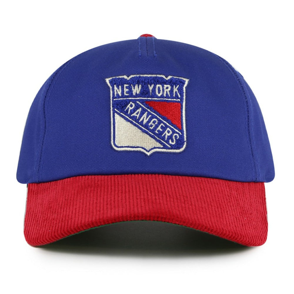 NHL Blue/Red New York Rangers American Needle Burnett Adjustable Hat