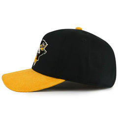NHL Black/Gold Pittsburgh Penguins American Needle Burnett Adjustable Hat