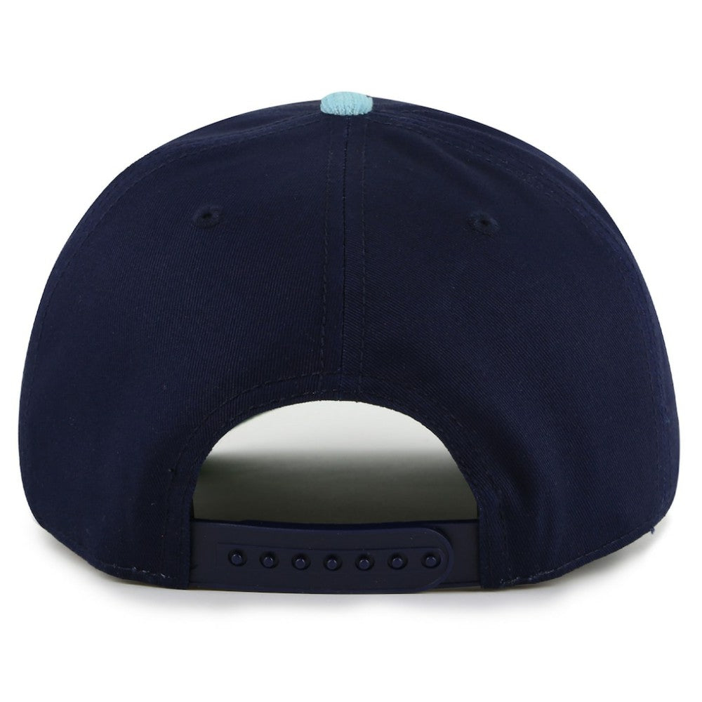 NHL Deep Sea Blue/Light Blue Seattle Kraken American Needle Burnett Adjustable Hat