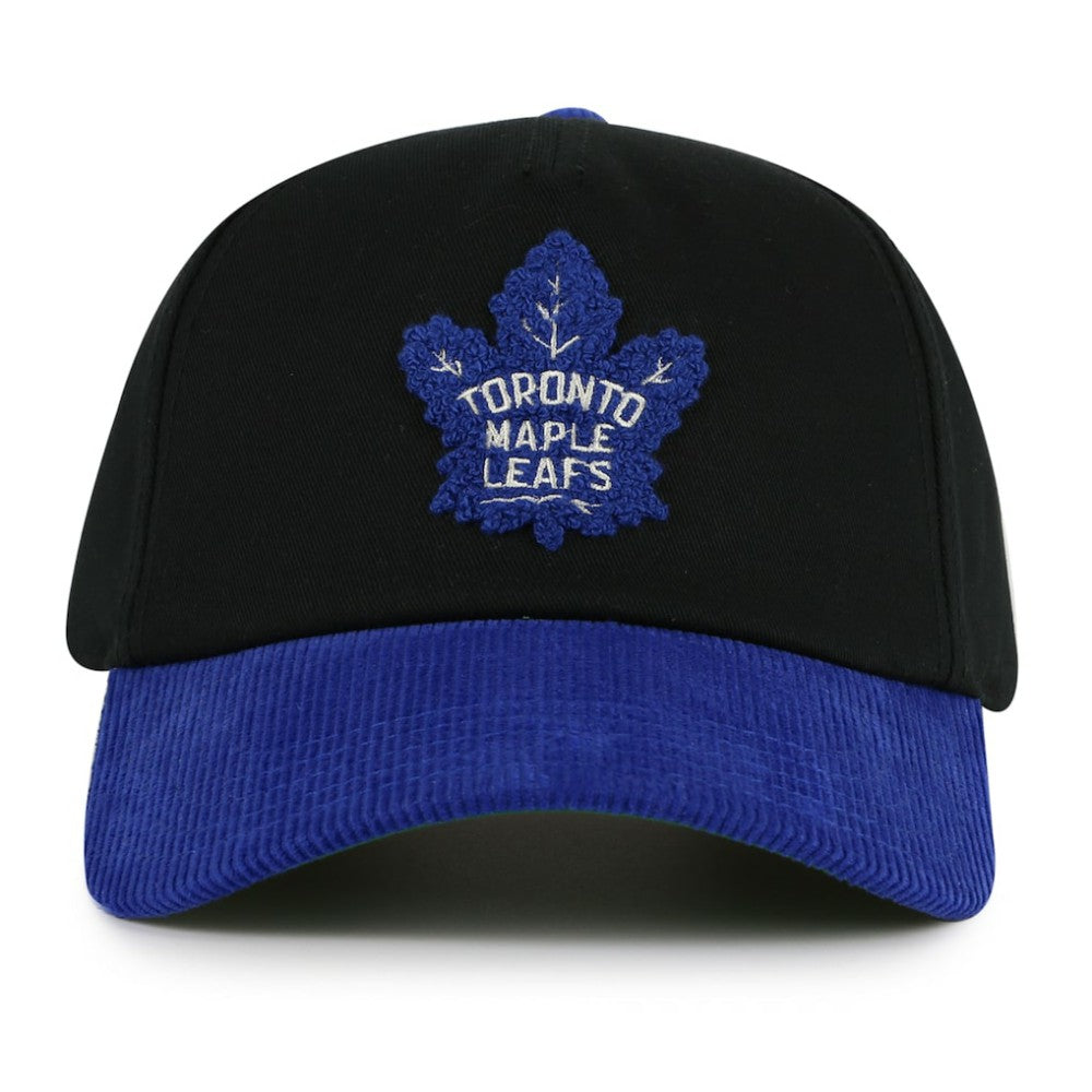 NHL Black/Blue Toronto Maple Leafs American Needle Burnett Adjustable Hat