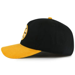 NHL Black/Gold Boston Bruins American Needle Burnett Adjustable Hat