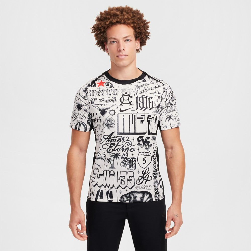 Club America 2024/25 CA x CA Academy Pro Pre-Match Performance Top - Nike Cream