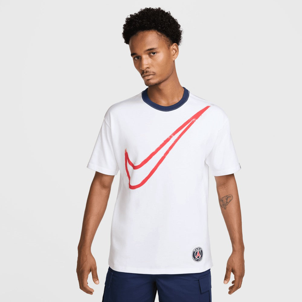 Paris Saint-Germain Swoosh T-Shirt - Nike White