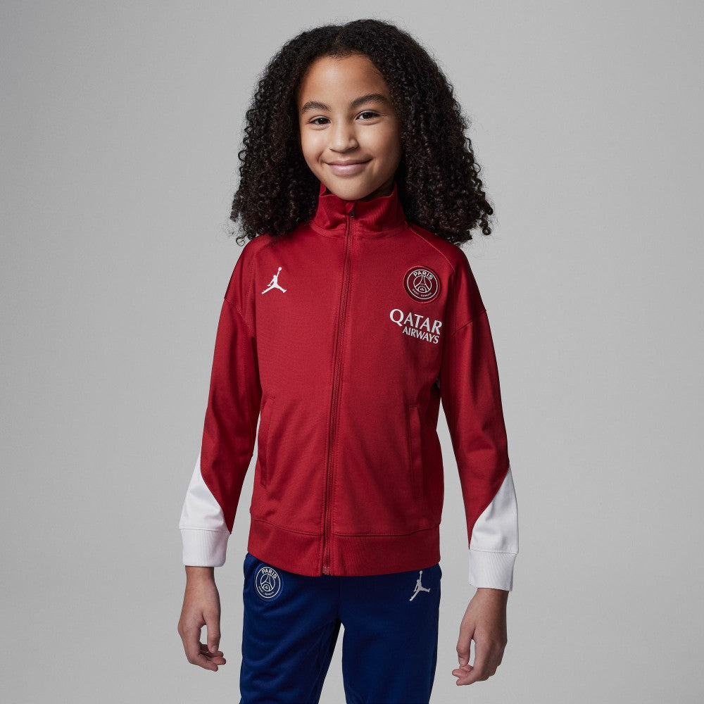Paris Saint-Germain Jordan Brand Preschool 2024/25 Fourth Strike Full-Zip Track Suit - Jordan Red