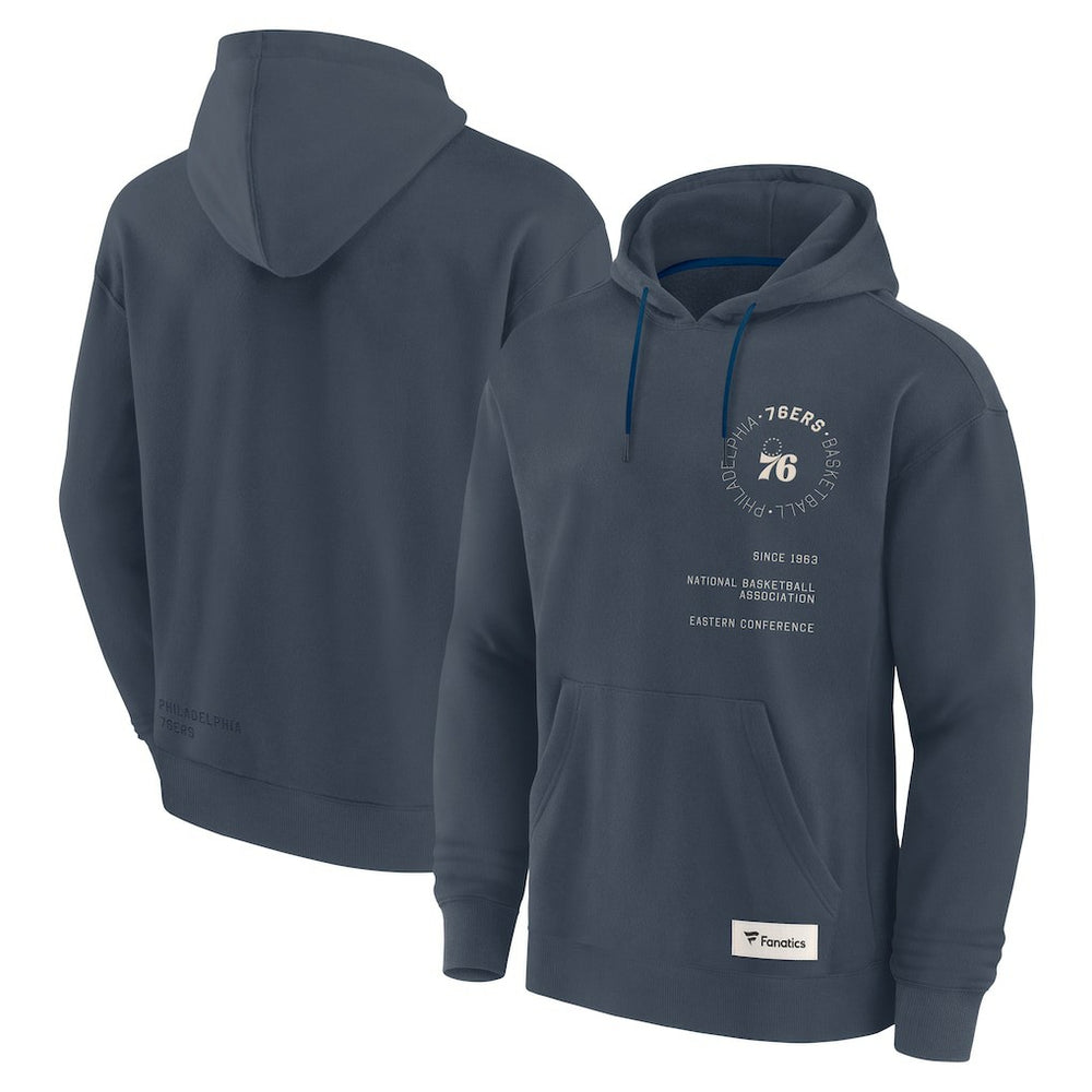 NBA Philadelphia 76ers Future Ground Info Elements Premium Pullover Hoodie