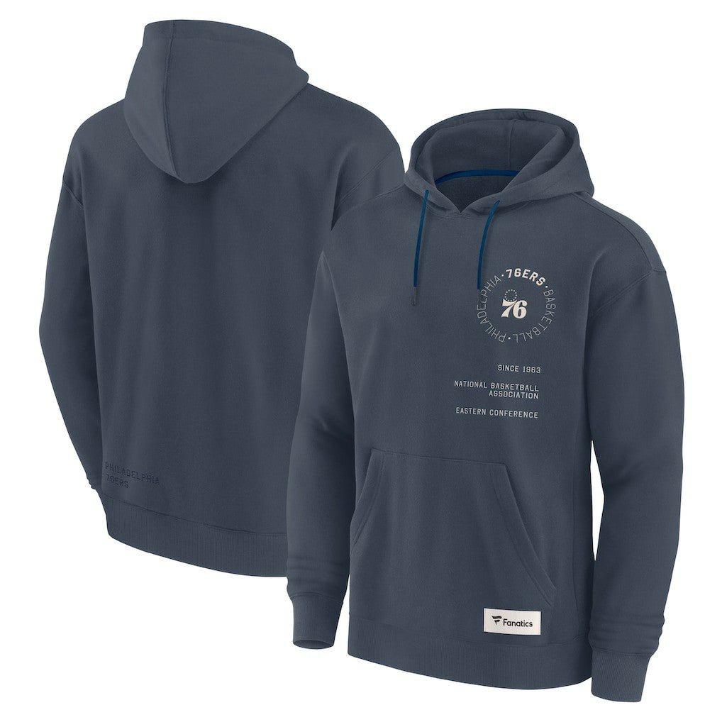 NBA Philadelphia 76ers Future Ground Info Elements Premium Pullover Hoodie