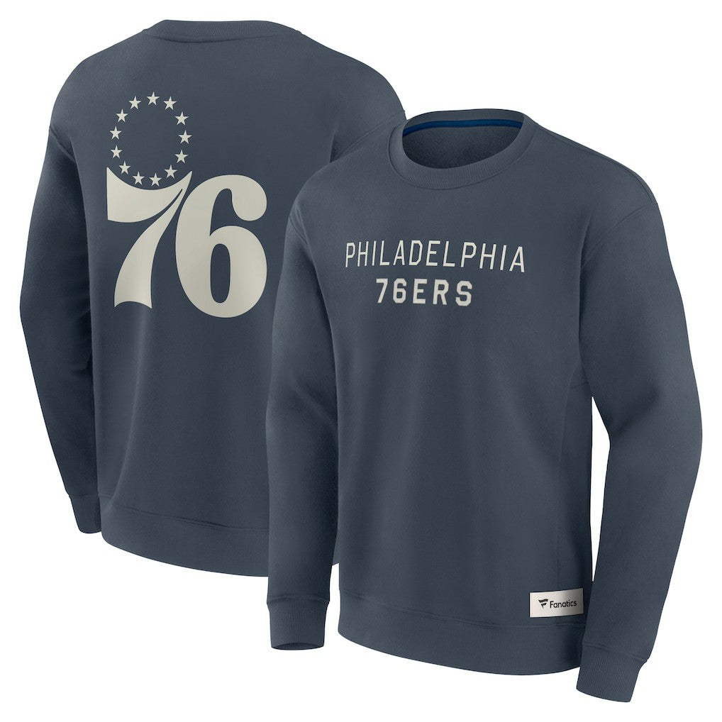 NBA Philadelphia 76ers Elements Future Ground Lettering Pullover Sweatshirt