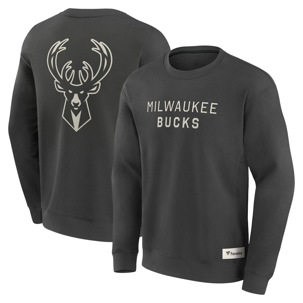 NBA Milwaukee Bucks Elements Future Ground Lettering Pullover Sweatshirt