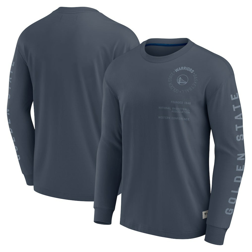 NBA Golden State Warriors Elements Future Ground Tonal Info Long Sleeve T-Shirt sale