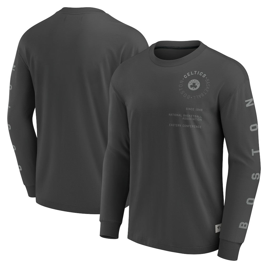 NBA Boston Celtics Elements Future Ground Tonal Info Long Sleeve T-Shirt