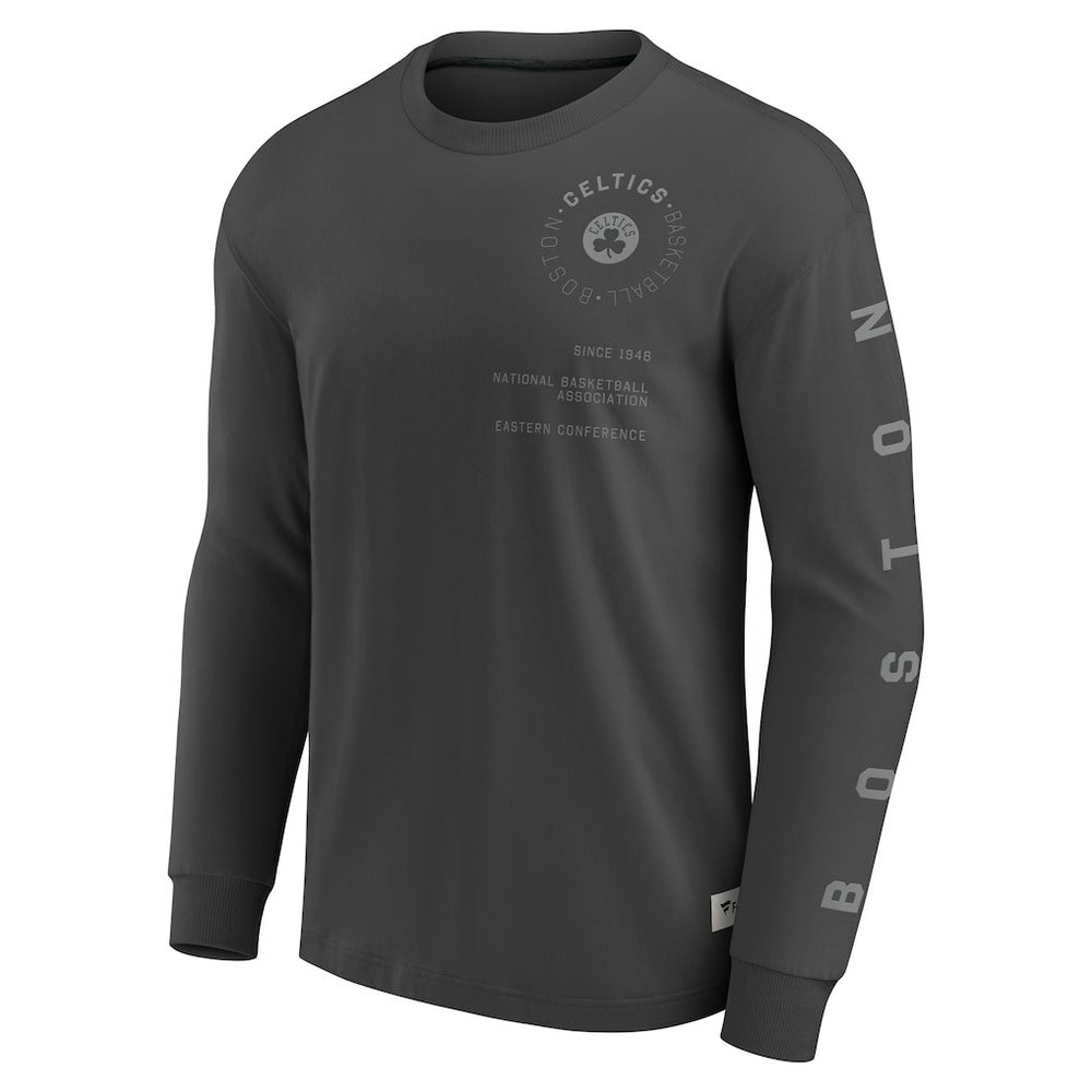 NBA Boston Celtics Elements Future Ground Tonal Info Long Sleeve T-Shirt