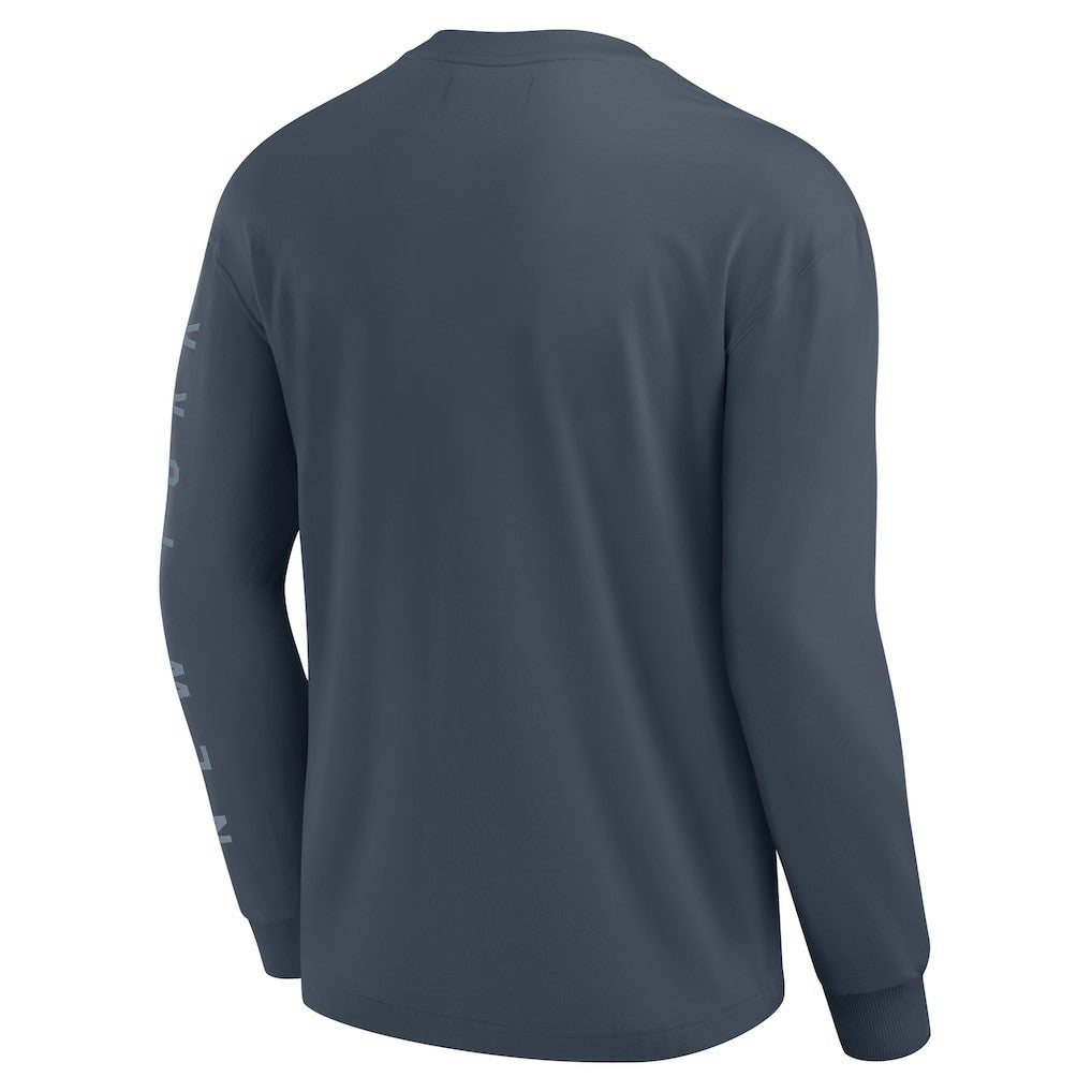 NBA New York Knicks Elements Future Ground Tonal Info Long Sleeve T-Shirt