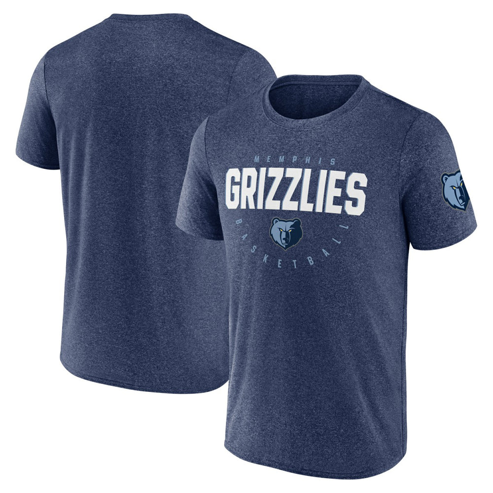 NBA Memphis Grizzlies Logo Athletic Block Practice Performance T-Shirt