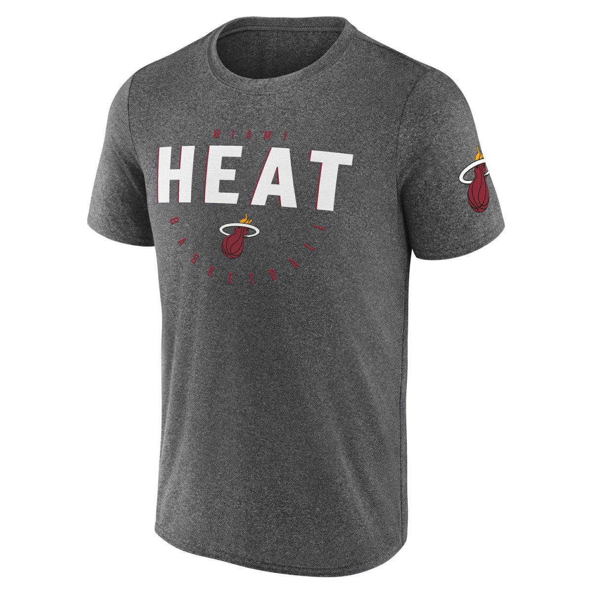 NBA Miami Heat Logo Athletic Block Practice Performance T-Shirt