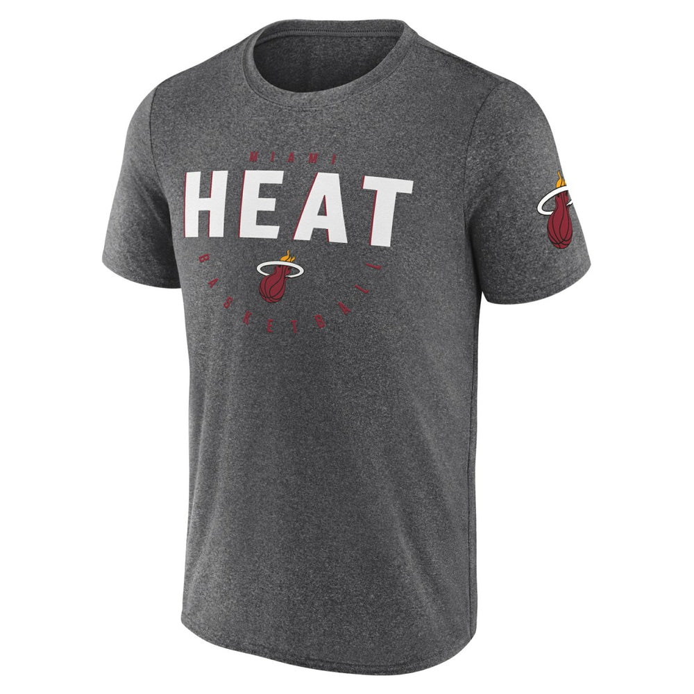 NBA Miami Heat Logo Athletic Block Practice Performance T-Shirt