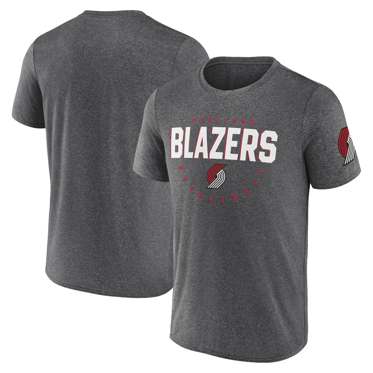 NBA Portland Trail Blazers Logo Athletic Block Practice Performance T-Shirt