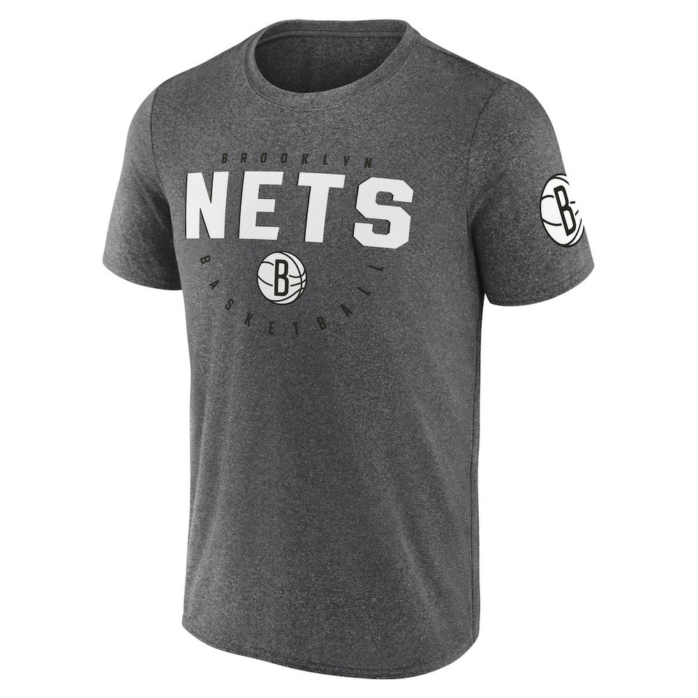 NBA Brooklyn Nets Logo Athletic Block Practice Performance T-Shirt
