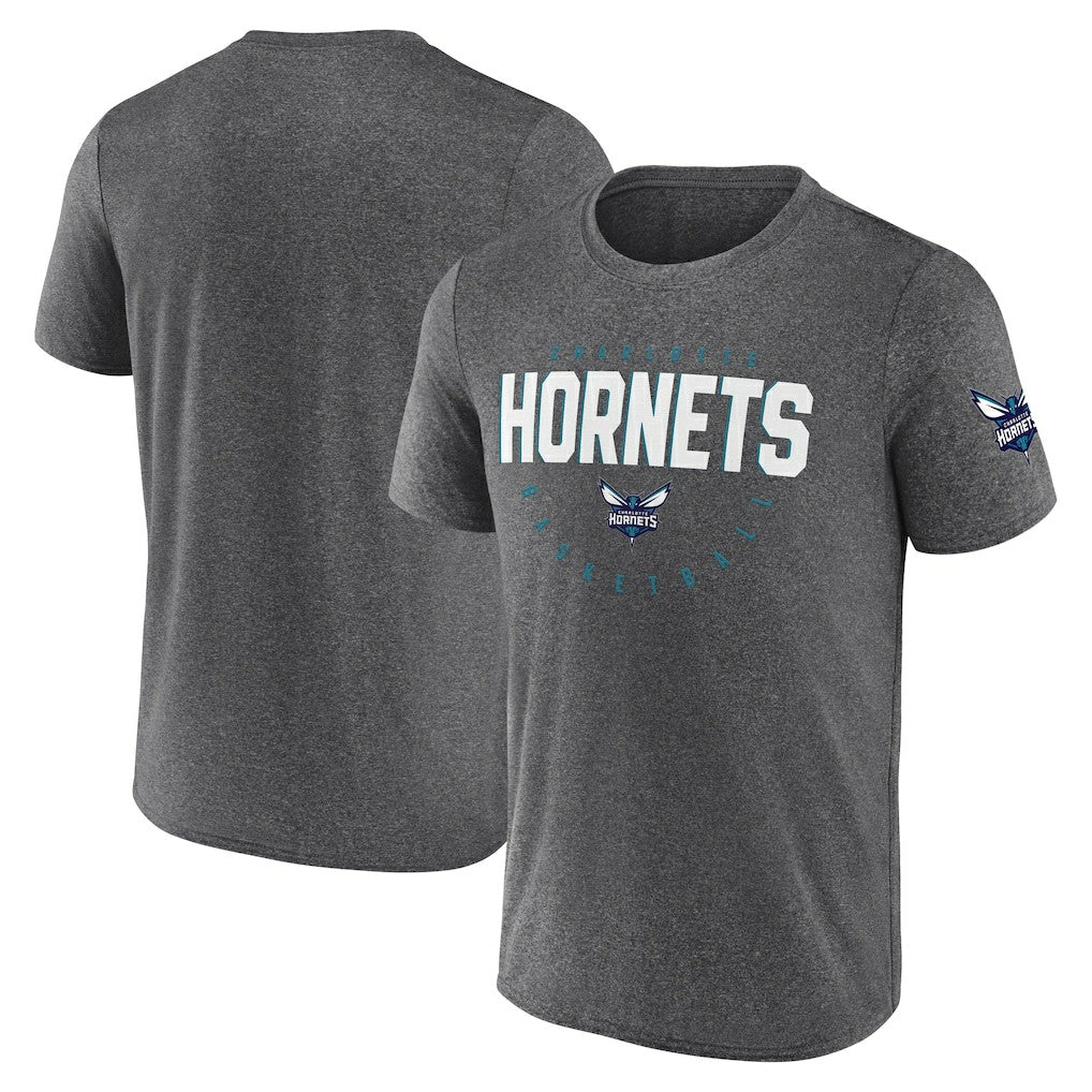 NBA Charlotte Hornets Logo Athletic Block Practice Performance T-Shirt