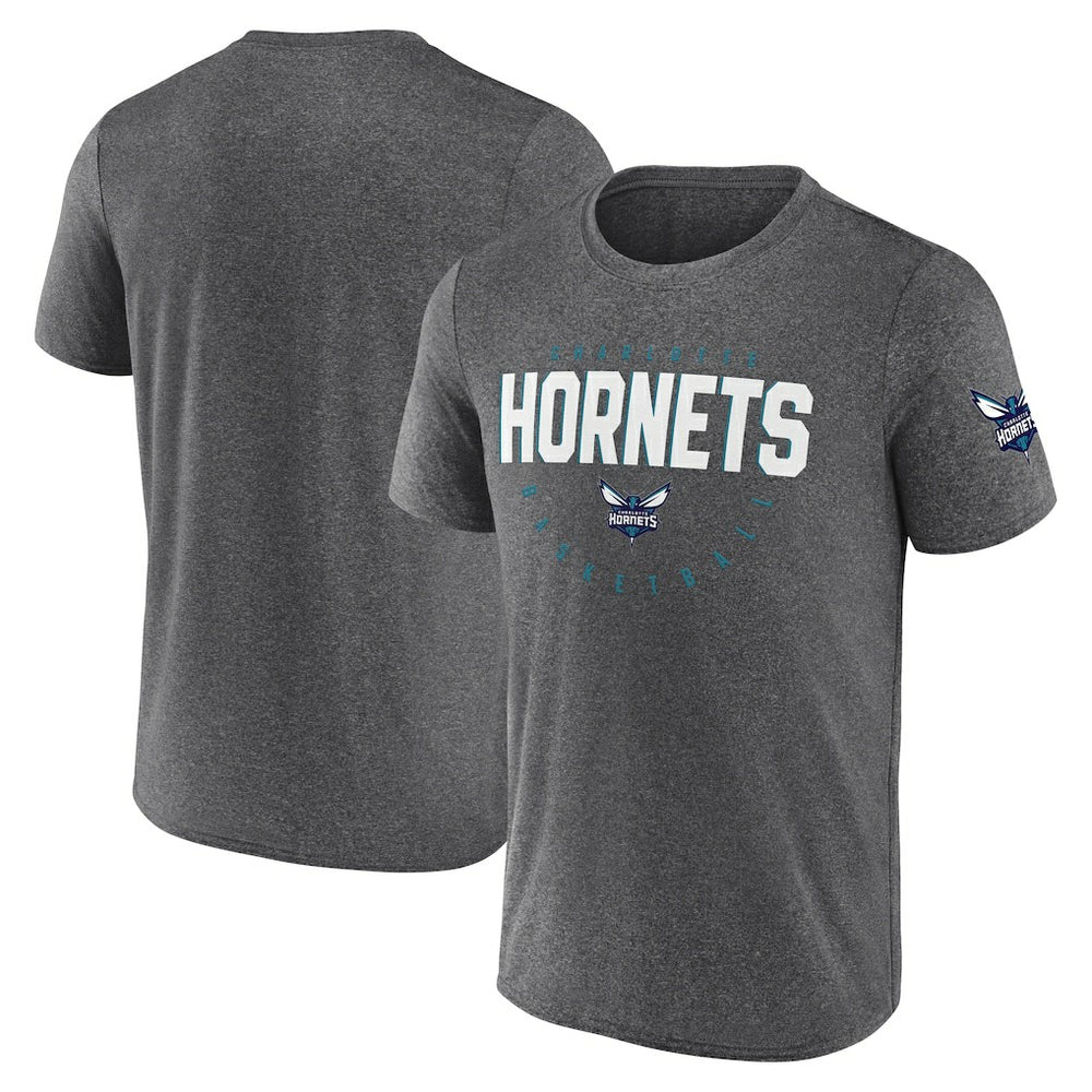 NBA Charlotte Hornets Logo Athletic Block Practice Performance T-Shirt