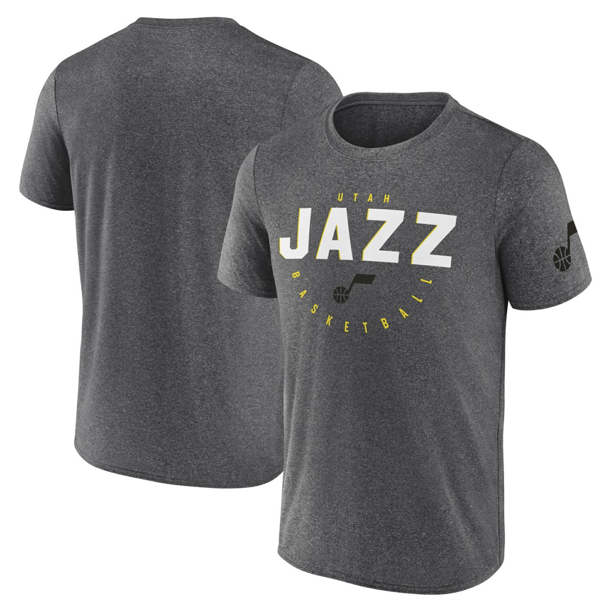 NBA Utah Jazz Logo Athletic Block Practice Performance T-Shirt