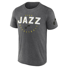 NBA Utah Jazz Logo Athletic Block Practice Performance T-Shirt
