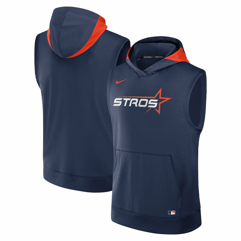 MLB Houston Astros Nike 2025 City Connect Authentic Collection Dri-FIT Sleeveless Hoodie