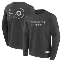 NHL Charcoal Philadelphia Flyers Fanatics Elements Future Ground Lettering Pullover Sweatshirt
