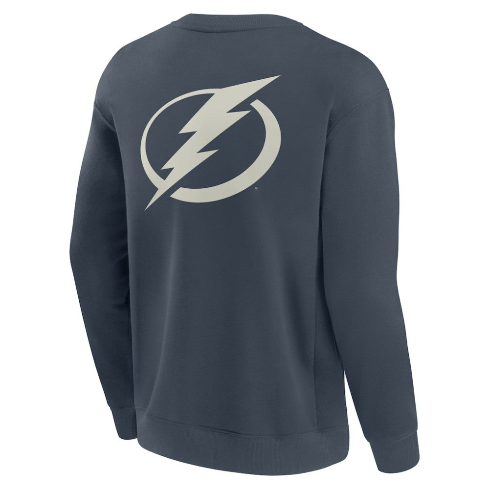 NHL Blue Tampa Bay Lightning Fanatics Elements Future Ground Lettering Pullover Sweatshirt