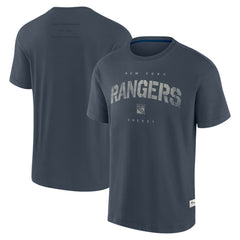 NHL Navy New York Rangers Fanatics Elements Weathered Tonal Future Ground T-Shirt