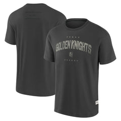 NHL Charcoal Vegas Golden Knights Fanatics Elements Weathered Tonal Future Ground T-Shirt
