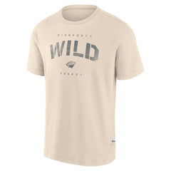 NHL Cream Minnesota Wild Fanatics Elements Weathered Tonal Future Ground T-Shirt