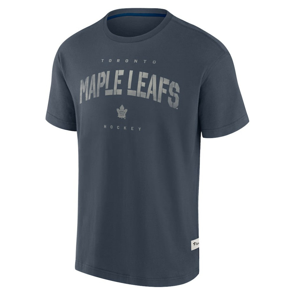 NHL Navy Toronto Maple Leafs Fanatics Elements Weathered Tonal Future Ground T-Shirt