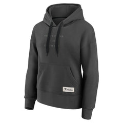 NHL Charcoal Boston Bruins Fanatics Women's Elements Future Ground Subtle Tonal Pullover Hoodie