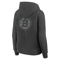 NHL Charcoal Boston Bruins Fanatics Women's Elements Future Ground Subtle Tonal Pullover Hoodie