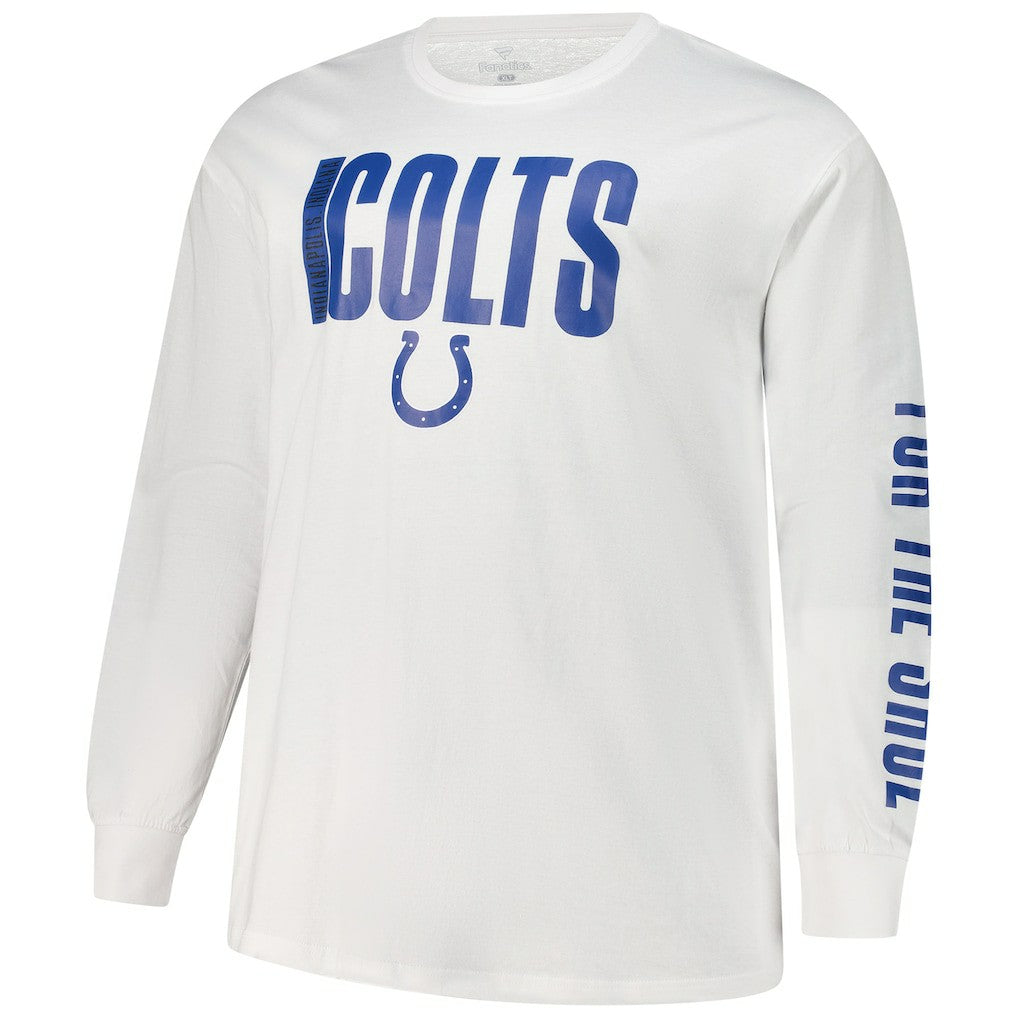 Big & Tall Vision Long Sleeve T-Shirt - Indianapolis Colts