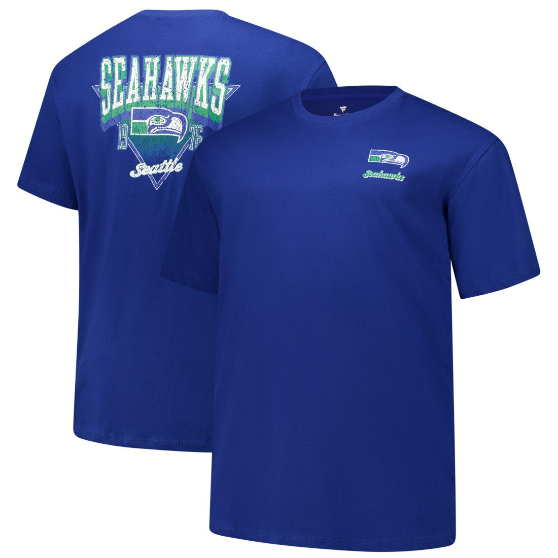 Big & Tall Throwback Logo T-Shirt - Seattle Seahawks
