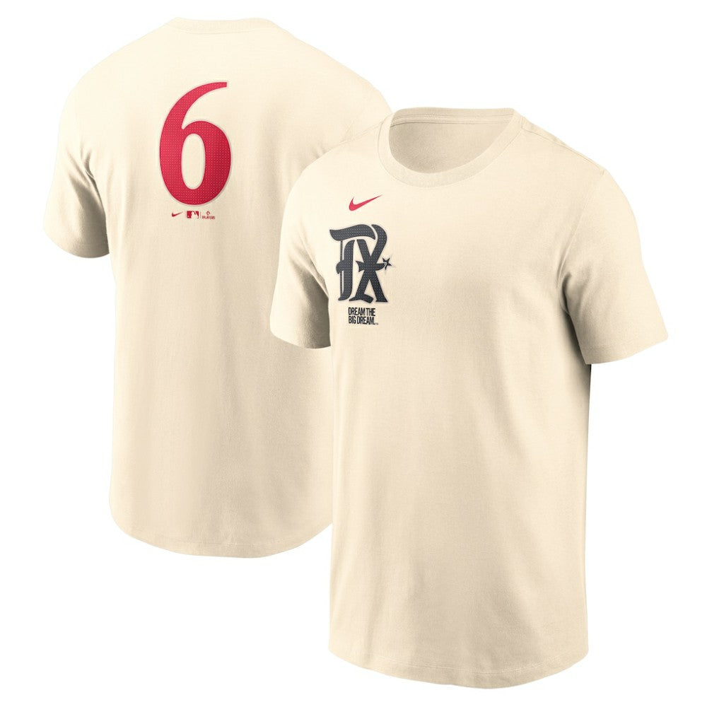 MLB Texas Rangers Nike City Connect Fuse Name & Number T-Shirt