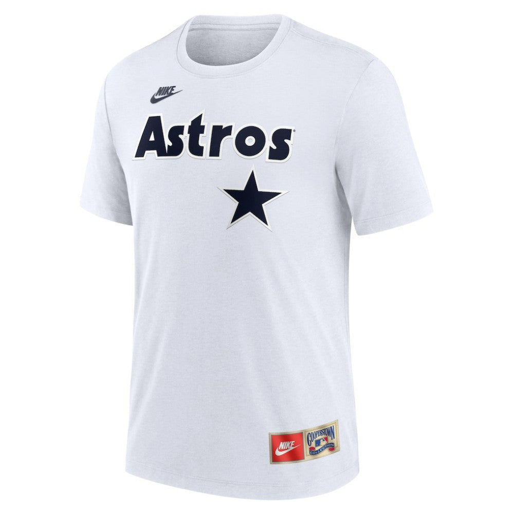 MLB Nolan Ryan Houston Astros Nike Cooperstown Collection Name & Number Tri-Blend T-Shirt
