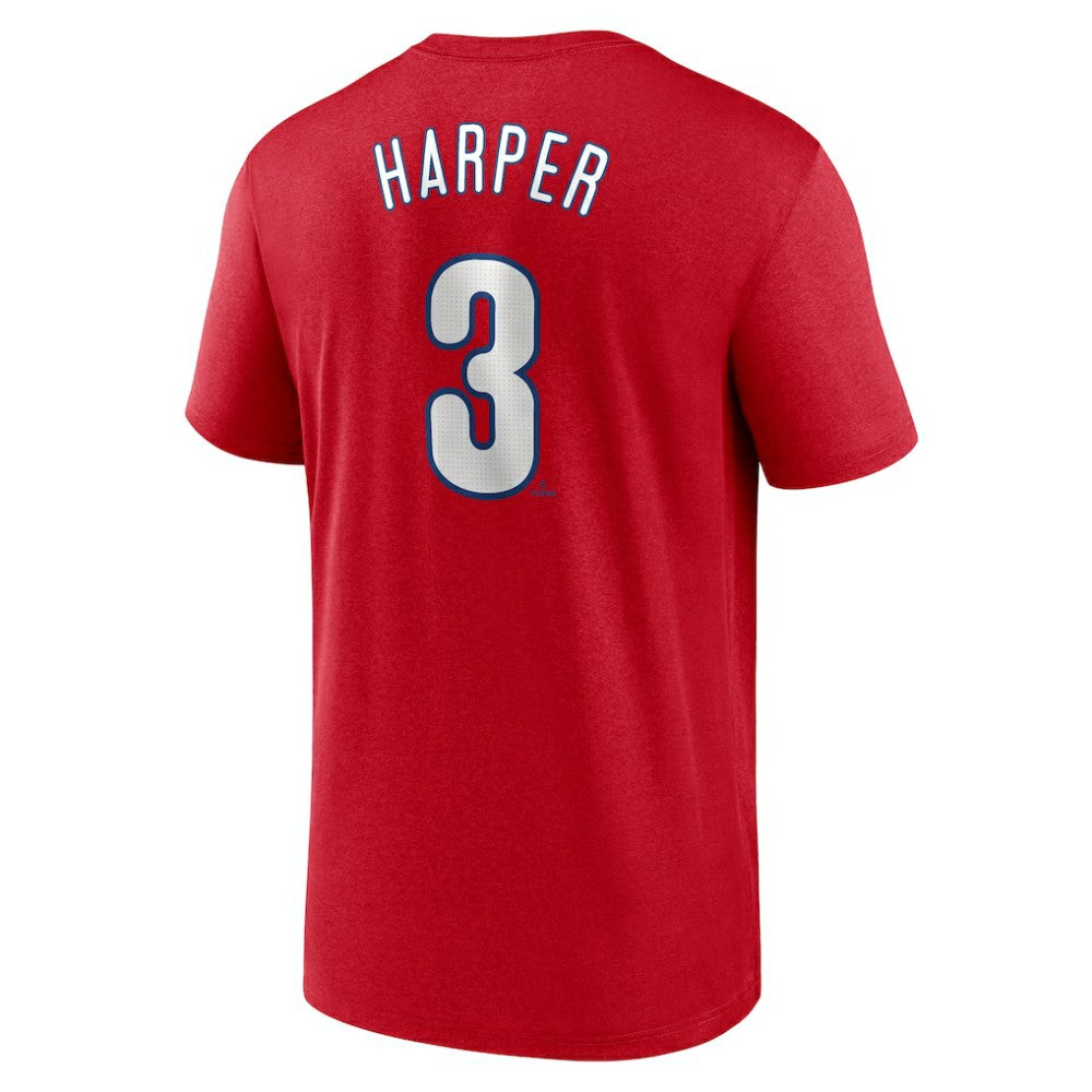 MLB Bryce Harper Philadelphia Phillies Nike Legend Name & Number Performance T-Shirt
